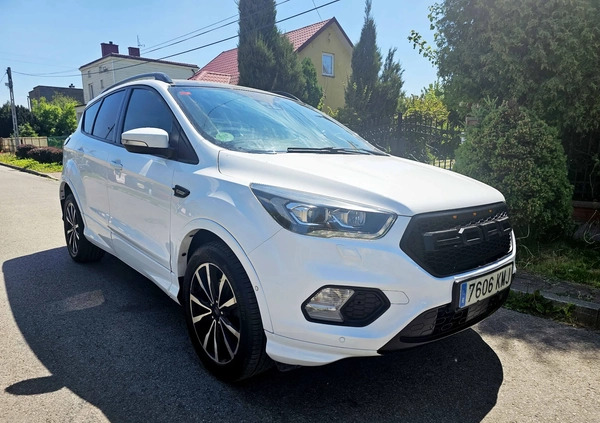 Ford Kuga cena 69900 przebieg: 186000, rok produkcji 2018 z Wleń małe 254